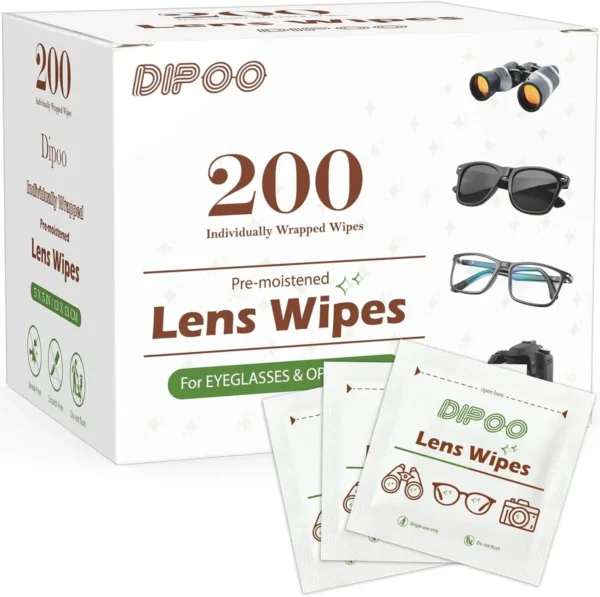 Lens Cleaning Wipes for Sunglass, Camera Lens, Goggles